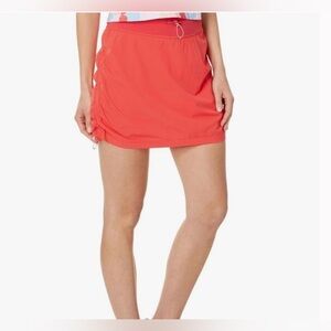 Travis Mathew Skirt Dune Grass Golf Skort Cayenne Tennis Pickleball XL Stretch